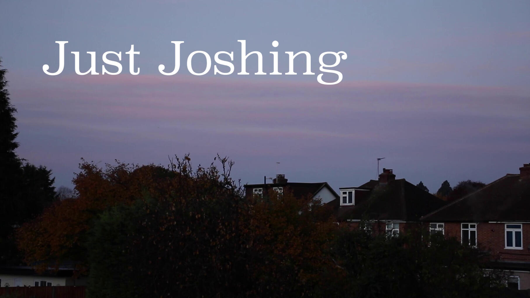 Just Joshing - (Assitant Camera)